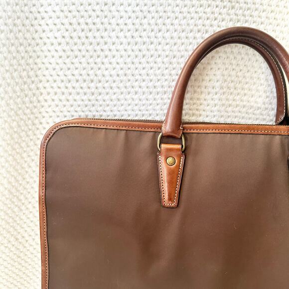 Porter Tokyo 70th Anniversary Yoshida & Co Limited Glow Brown Satin Briefcase - Picture 2 of 12